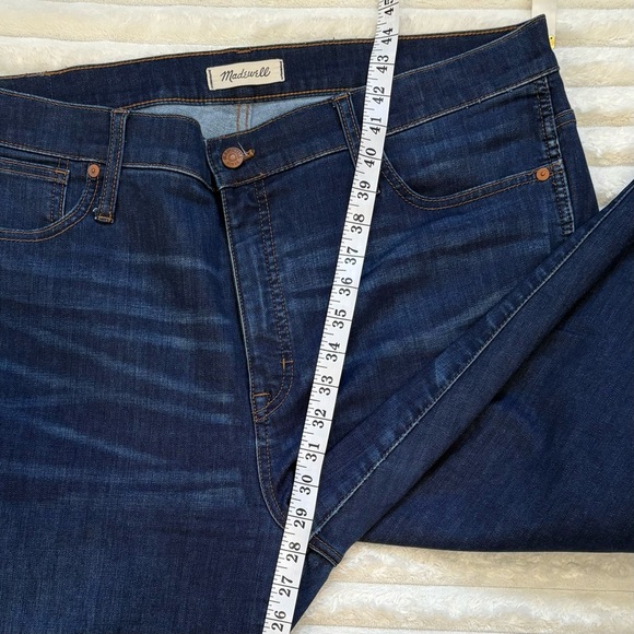 MADEWELL Jeans High Rise Skinny Dark Wash Size 34 - Picture 14 of 15